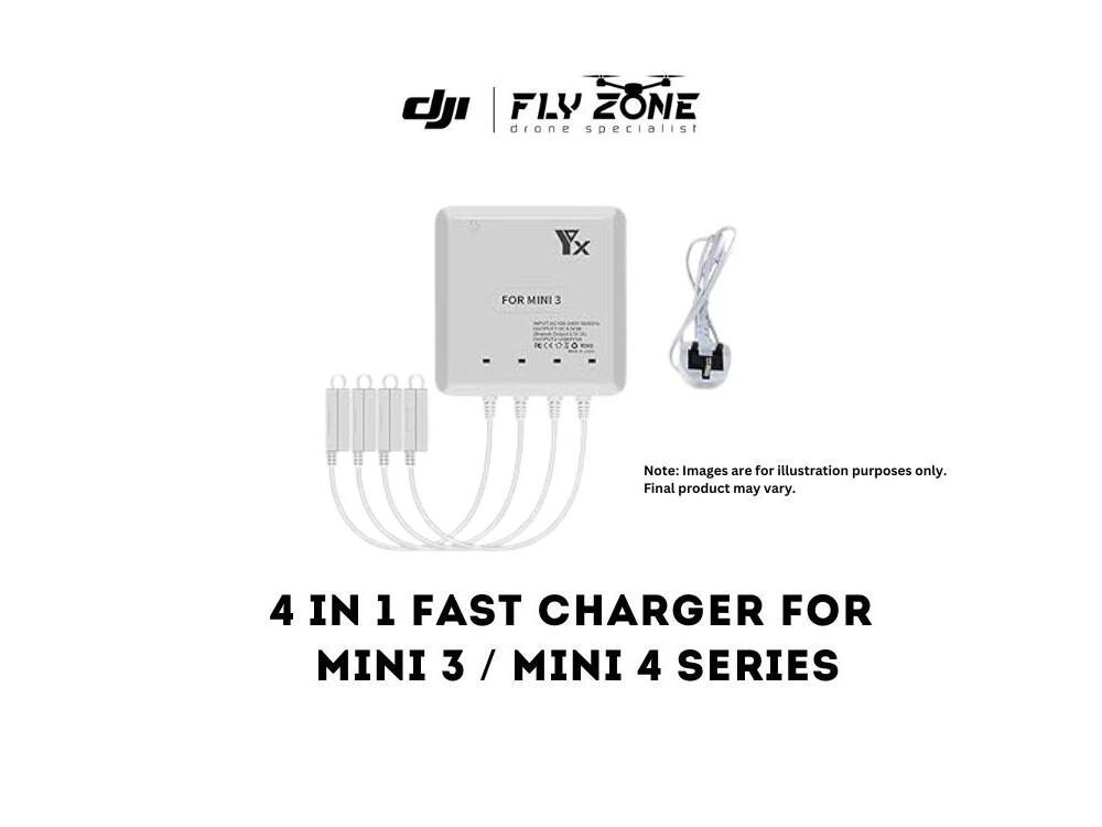 4 in 1 Fast Charger for Mini 3 / Mini 4 Series