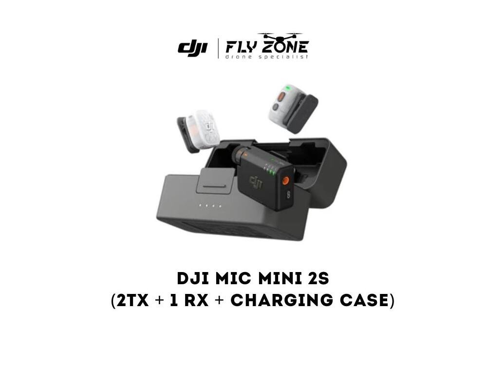 DJI Mic Mini 2S (2TX + 1 RX + Charging Case)